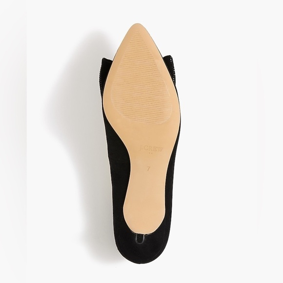 J Crew Crystal bow kitten heels BU514 - Picture 5 of 7